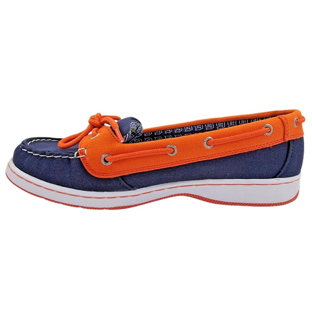 Eastland Sunset Women's Detroit Tigers MLB Baseball Canvas Boat Shoes Size 9 M - Picture 5 of 11
